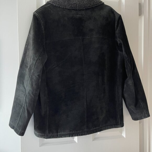 Black Reunion Menswear suede jacket size L - Picture 3 of 7